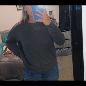 Aerie grey crew neck